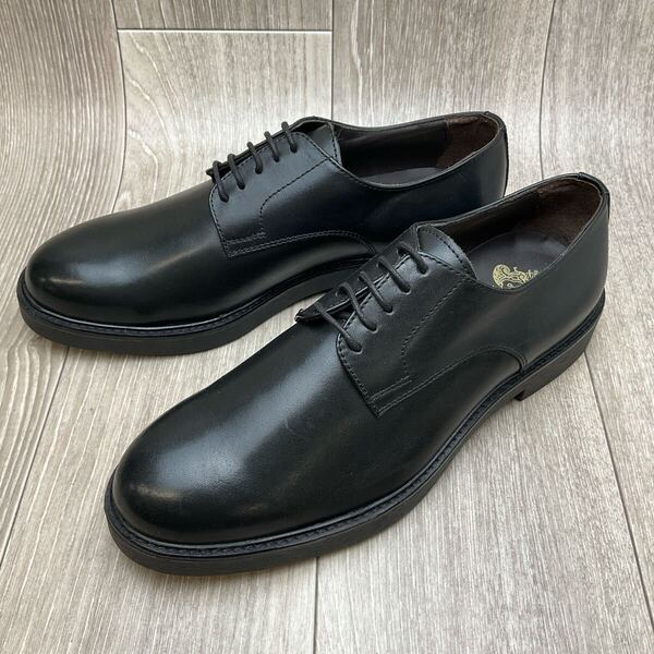 【アウトレット】Orobianco◆外羽根プレーントゥ◆サイズ42(26.0cm)◆ブラック◆オロビアンコメンズ革靴イタリア製黒ダービー