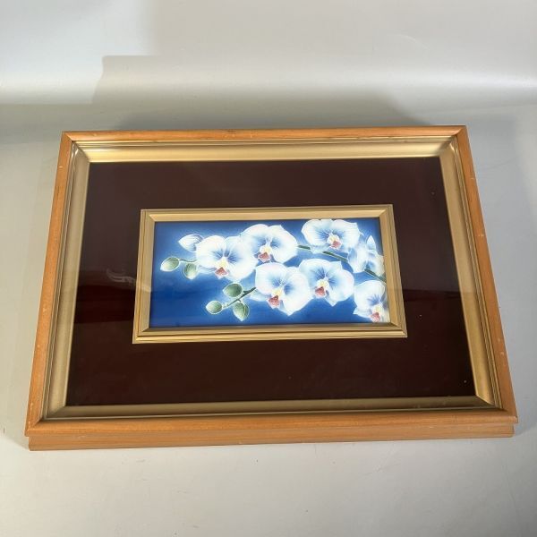 高級フレーム ウッド 額縁 七宝焼 七宝 工芸 Yahoo!オークション -「七宝」(絵画) (美術品)の落札相場・落札価格