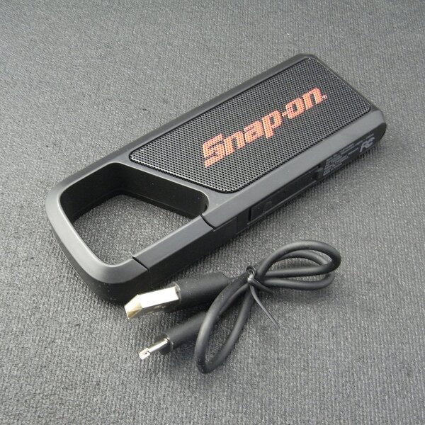 スナップオン ブルートゥーススピーカー コードレススピーカー カラビナ リチャージブル USB BLUETOOTH