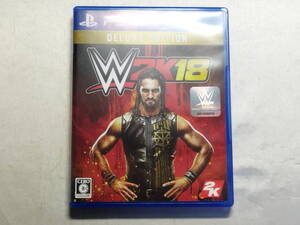 中古品 PS4ソフト WWE 2K18 DELUXE EDITION