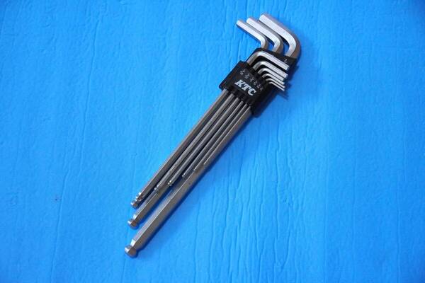 ★☆京都機械工具 KTC HL259BSP ボールポイント 六角レンチ 9本組 インチ☆★