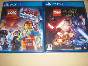 即決PS4 LEGO ムービーザ・ゲーム & LEGO スターウォーズ フォースの覚醒
