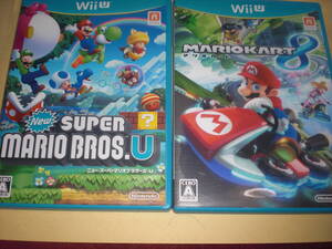 即決WiiU NEWスーパーマリオブラザーズU & マリオカート8
