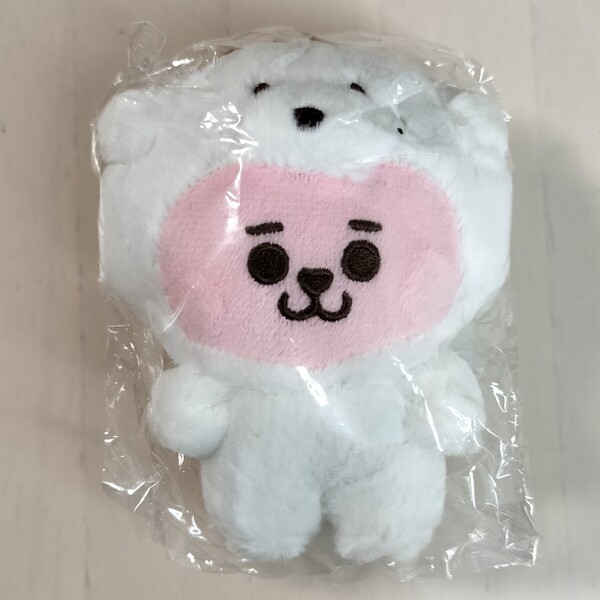 【海外インポート品】BT21 ベビー ぬいぐるみ キーリング FLUFFY COOKY BTS ジョングク グク JUNG KOOK【送料無料・即決】