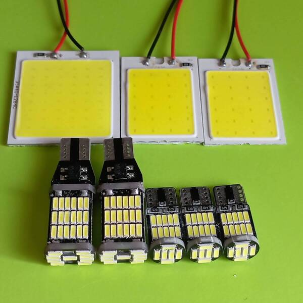 NSP170系 シエンタ 超爆光!T10 LED ルームランプ バックランプ ナンバー灯 8個セット ホワイト トヨタ /c48/24/45/26