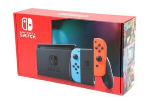 1D198☆ 任天堂 ニンテンドー ☆ SWITCH スイッチ HAD-S-KABAA ネオンブルー/ネオンレッド 美品 【ニューポーン】