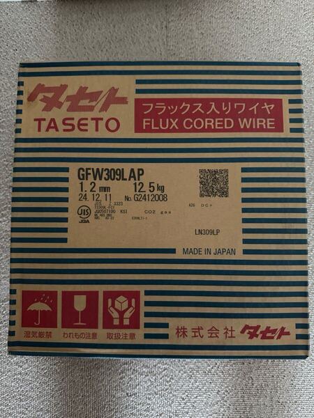 TASETO タセト フラックス入りワイヤ GFW309LAP 溶接ワイヤー 1.2mm 12.5kg