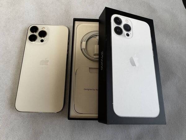 【美品/純正バッテリー94%】iPhone13 Pro Max 256GB シルバー SIMフリー 一括購入品