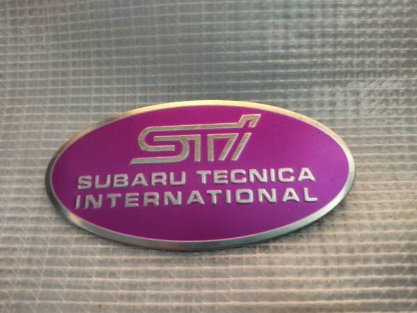 【ゆうパケット送料込】STI エンブレムプレート SUBARU スバル