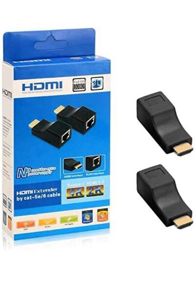 HDMI to RJ45 変換アダプター HDMIトランシーバ HDMI コンバータ 延長器 TX/RX 4K 2K 1080P