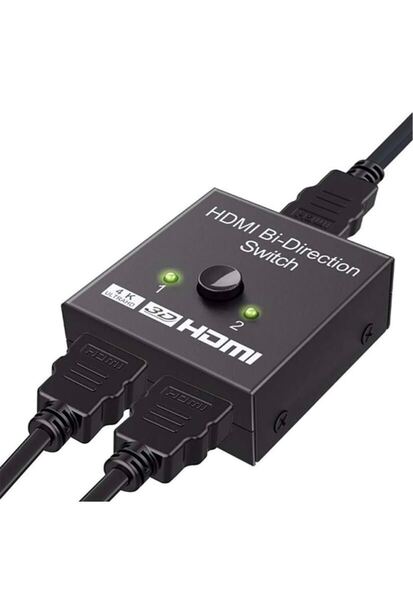 HDMI分配器HDMI切替器双方向 hdmiセレクター 4K/3D/1080P対応1入力2出力/2入力1出力手動切替