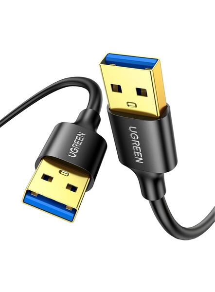 UGREEN USB 3.0 ケーブル タイプA-タイプA オス-オス 金メッキコネクタ搭載 高耐久性 USBケーブル 両端 オス 2M