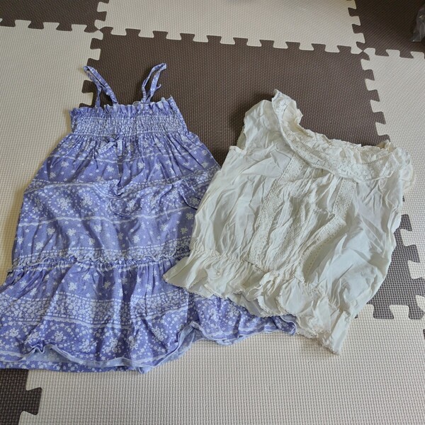 BACK NUMBER KIDSノースリーブブラウスシャツ&マザウェイズ2wayワンピース☆まとめ売り☆110cm〜120cm☆最終価格