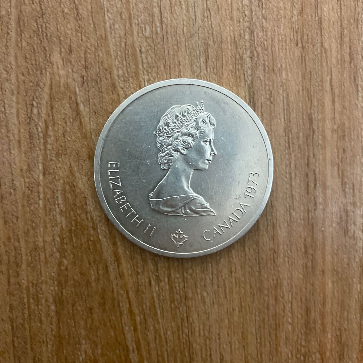エリザベス2ELIZABETHⅡカナダ1973年10ドル銀貨