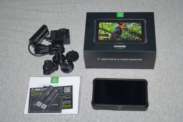 ATOMOS SHINOBI 5インチ HDMI モニター 保護フィルム付き アトモス