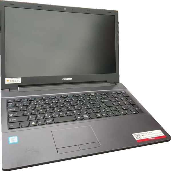 中古 FRONTIER NLC170 15.6型ノートPC Corei5-7200U・8GB・SSD500GB・カメラ・DVDマルチ・テンキー・Win11・Office・フルHD・Wifi・BT 6247