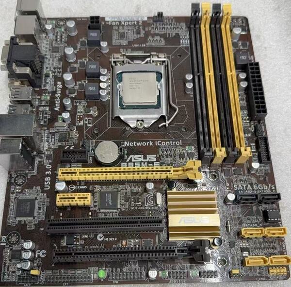 M671 中古良品マザーボードセット Corei5-4590 CPU内蔵 + ASUS-B85M-E 動作確認済