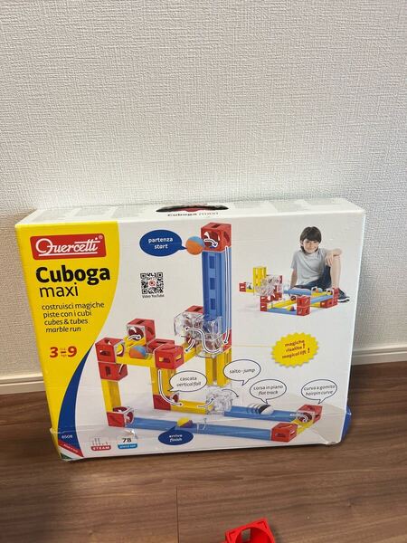 知育玩具 おもちゃ ボーネルンド ケルチェッティ(Quercetti) キューブコースター スロープ