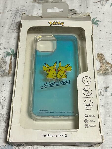 HAMEE ハミィ iPhone14/13 HIGHER ハイブリッドケース ピカチュウ 669-949610 ポケモン スマホケース