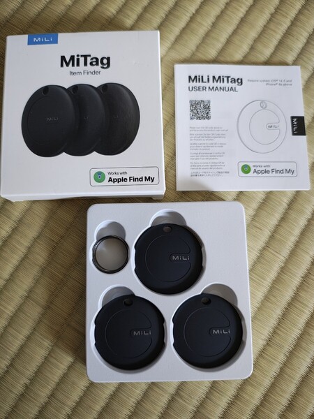 MiTag (Apple Find My) スマートタグ 3個set