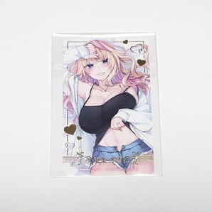 ギャル嫁の秘密 東条冬雪 箔押しカード / クドゥー イラストカード 店舗限定 フェア特典 非売品 メロンブックス 漫画祭り 2025 Summer