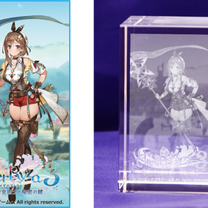 【新品/送料無料】ライザのアトリエ3 3Dクリスタル「ライザ」 単品 / 店舗限定特典 グッズ ファミ通DXパック エビテン限定 ebten