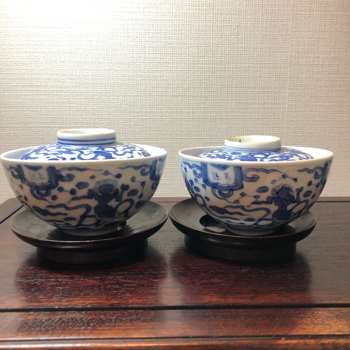 初期印判 伊万里 染付蓋茶碗11客 送料込み250619 - メルカリ