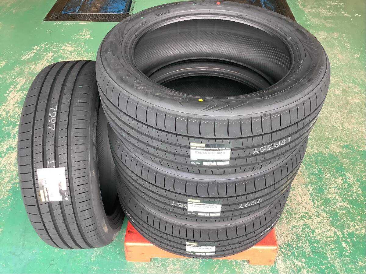 ◇BRIDGESTONE◇235/55R20◇中古タイヤ 4本【商品番号：21006