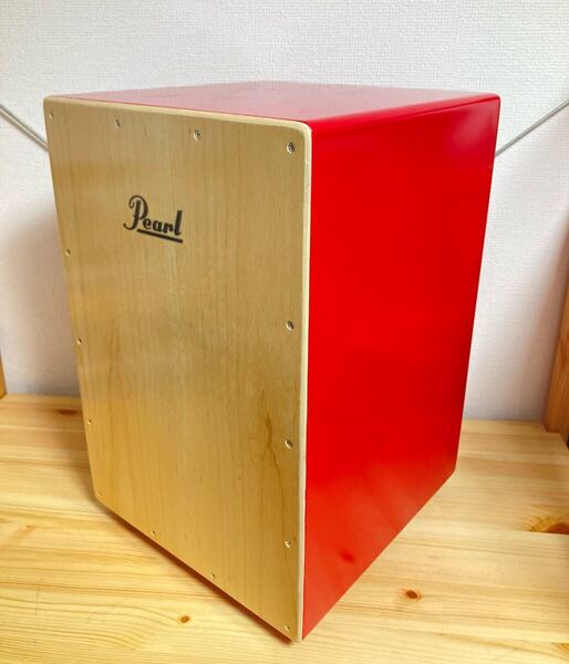 良品!! Pearl パール カホン ケース付き ジュニアサイズ ボックス PCJ-CVJ/SC 打楽器