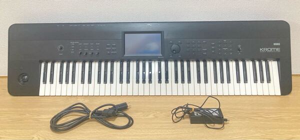 超超超激レア!! KORG シンセサイザー モデル KROME-73 ミュージック ワークステーション クローム コルグ