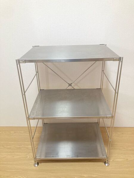 廃盤!! 無印良品 ステンレスユニットシェルフ 小 MUJI 良品計画