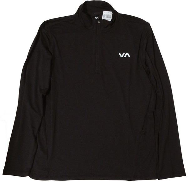 ルーカ メンズ スポーツ ハーフジップ ラッシュガード Lサイズ UVカット ストレッチ 長袖 RVCA VENT