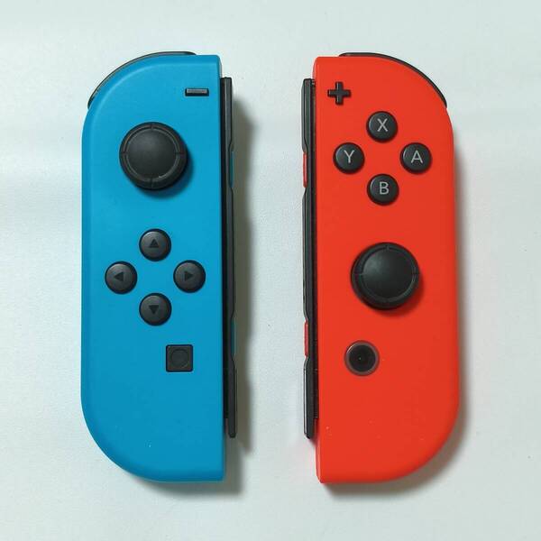送料無料 動作確認済み Nintendo Switch ニンテンドー スイッチ Joy-Con ジョイコン 純正 ネオンブルー ネオンレッド L R セット 中古