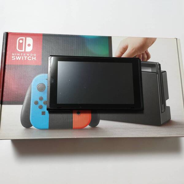 送料無料 動作確認済み Nintendo Switch HAC-S-KABAA 2017年製 未対策機 本体のみ HAC-001 中古