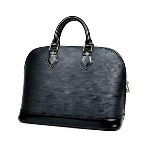 【美品】LOUIS VUITTON ルイヴィトン エピ アルマPM M52142 ハンドバッグ トートバッグ LV ゴールド金具 男女兼用 フォーマル レザー 黒
