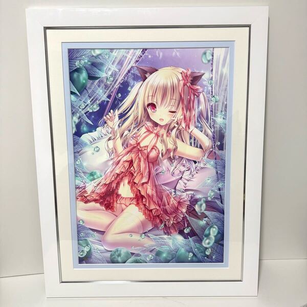 てぃんくる DX版 PESCA DI LUPA ミクスドメディア 版画作品 人気作家 人気作品 アールビバン