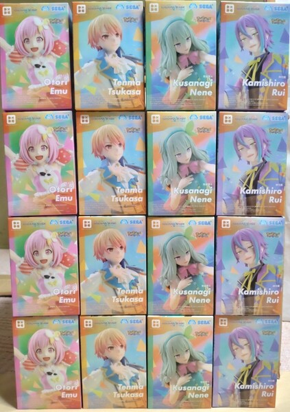 プロジェクトセカイ プロセカ ワンダショ 天馬司 鳳えむ 神代類 草薙寧々 4セット16体 フィギュア