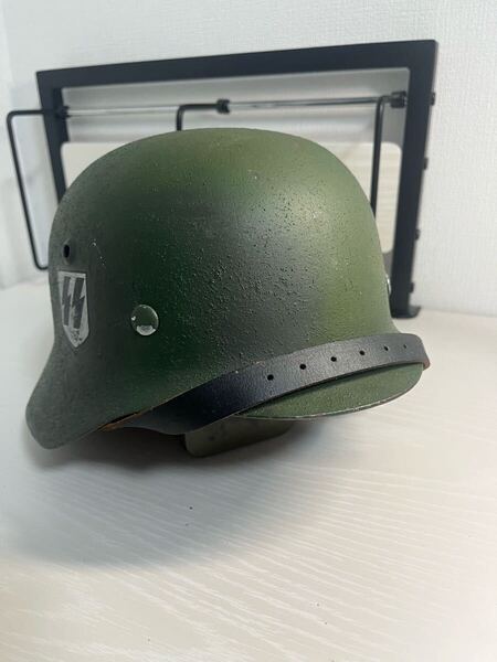 ww2 ドイツ軍 M35 ヘルメット 戦闘鉄帽 武装親衛隊 SS サバゲー