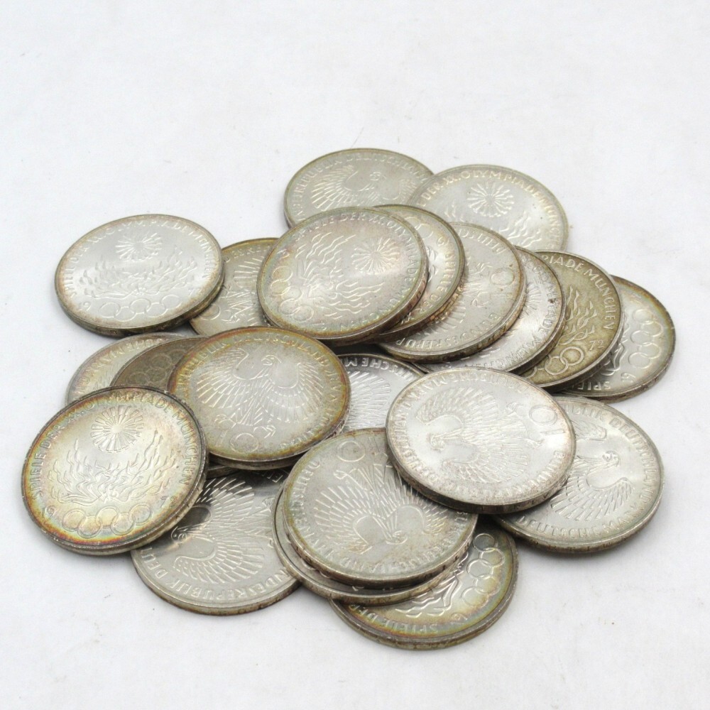 ドイツ1972年10マルク銀貨