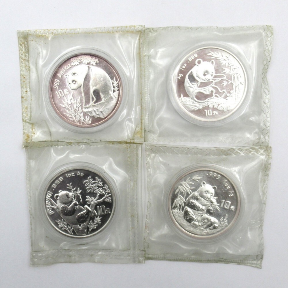 1997年 パンダ銀貨 1オンス 希少 中国人民銀行発行 - メルカリ