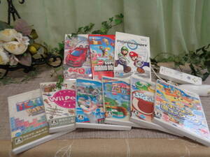 Will ソフト ぷよぷよ7/マリオカート/チョロQ/パーティ他全9種&リモコン・モーションプラス 中古品