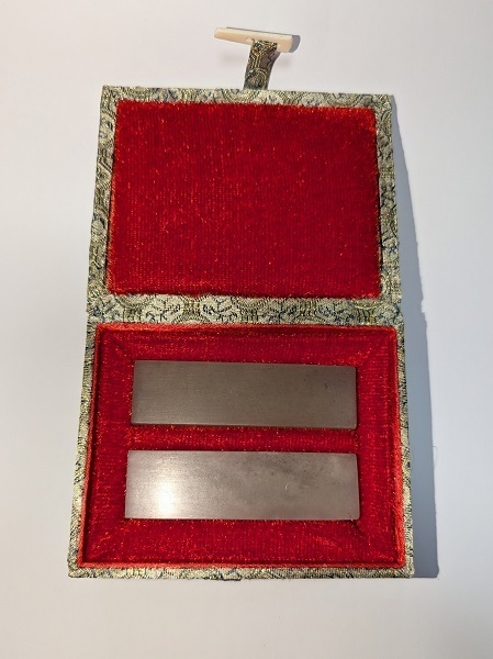 印材石 遼寧凍石 7分二顆組(20×20×70mm×2) 印箱入A02