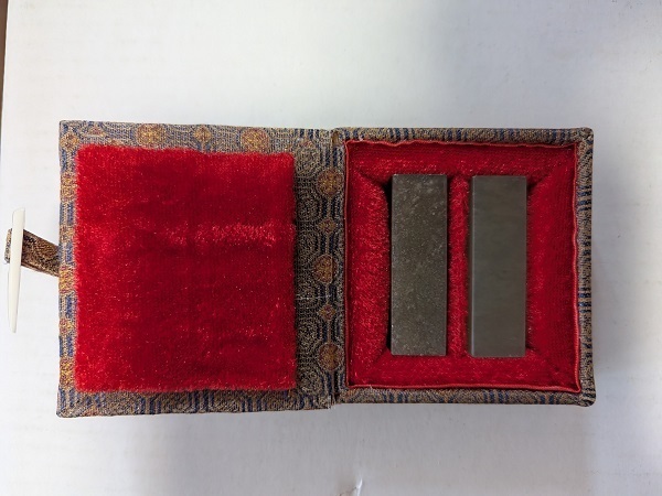 印材石 遼寧凍石 5分二顆組(15×15×50mm×2) 印箱入