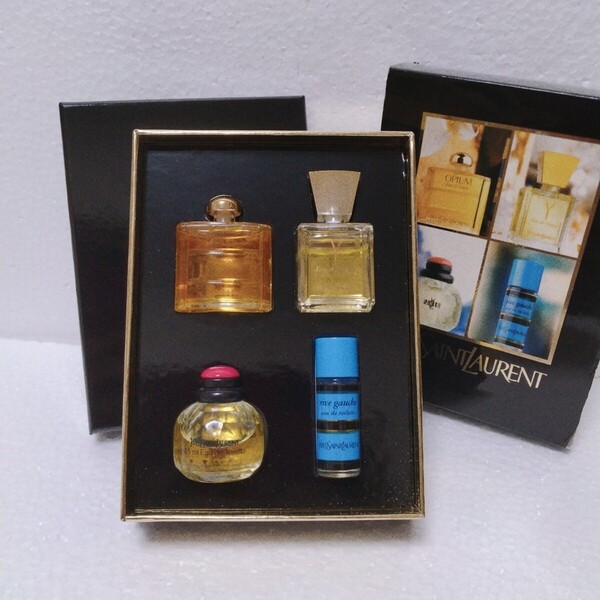 イヴ・サンローラン ミニ香水 4点セット オピウム、パリ等 YVES SAINT LAURENT 送料無料