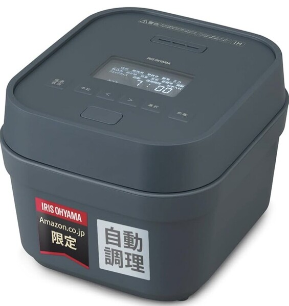 アイリスオーヤマ 炊飯器 5.5合 IH式 自動調理 レシピ多数 エコモード 温度調理 高め保温モード ディープブルー お手入れ簡単