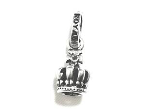 * подлинный товар стандартный товар Royal Order Tiny Crown w/ Black Diamond Thai колено Crown with черный diamond sil(ver) балка 925*
