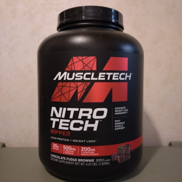 マッスルテック ニトロテック リップド チョコレートファジーブラウニー 1.82kg