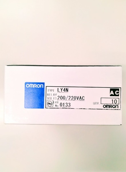 正規代理店購入 オムロン バイパワーリレー LY4N AC200V 10個