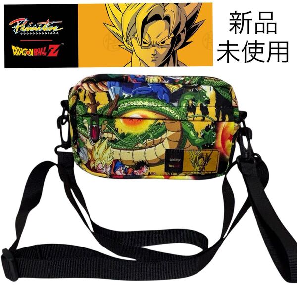 新品未■PRIMITIVE × DRAGON BALL Z■ショルダーバッグ 2way ポーチ コラボ 孫悟空 シェンロン ベジータ スーパーサイヤ人 男女兼用
