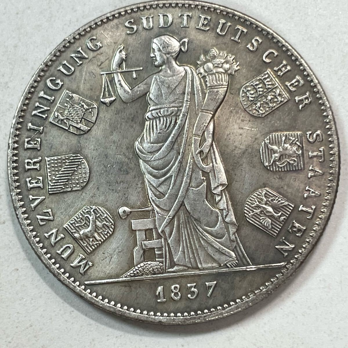 コイン ドイツ銀貨 バイエルン ルートヴィヒ1世 ロイヤル